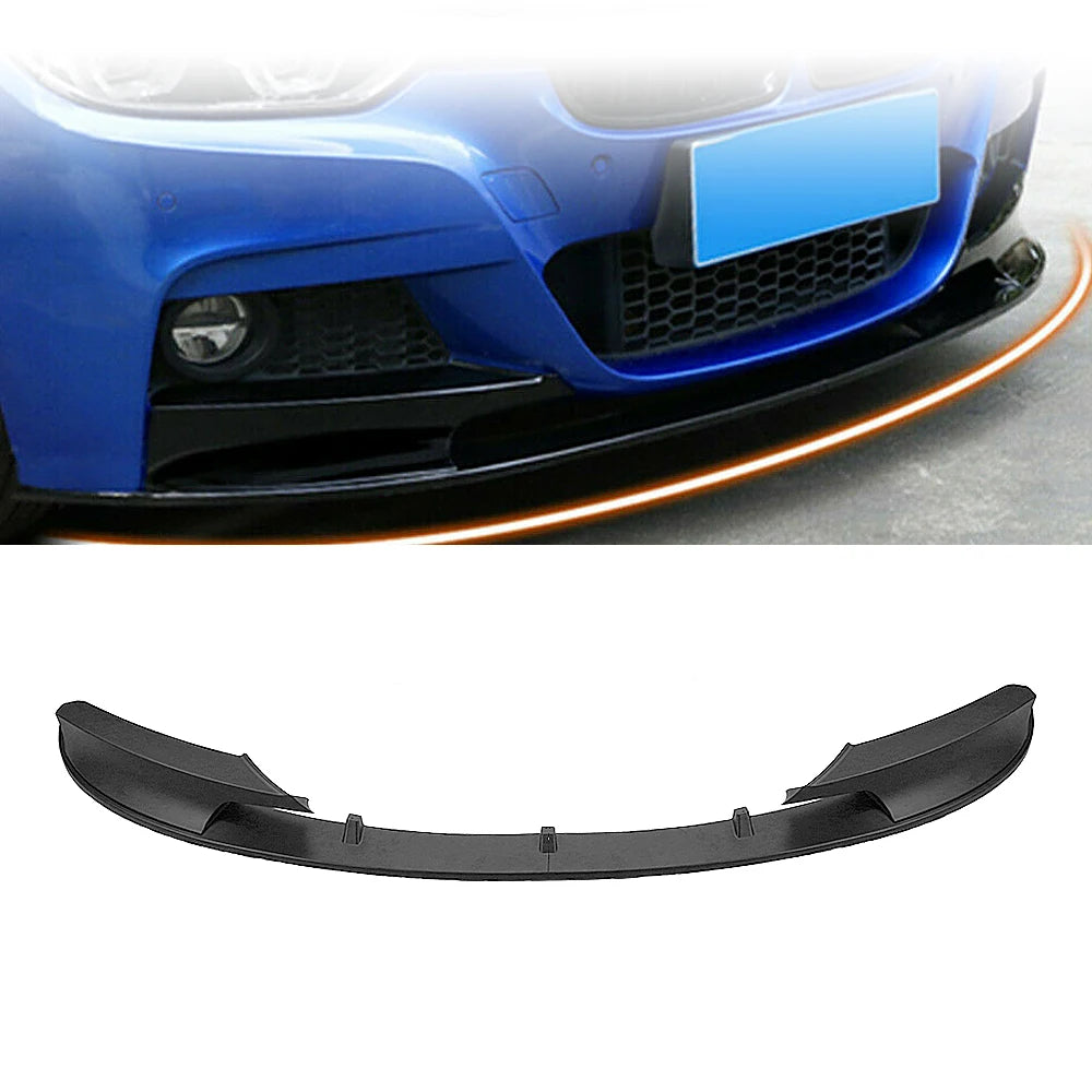 For BMW F30 F31 3 Series Front Bumper Spoiler Lip M Sport