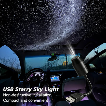 Interior Roof Star USB Starry Atmosphere Projector Night Party