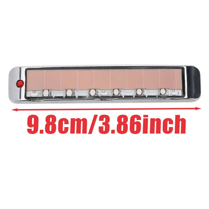 For Universal Motobycles 1PC Solar Warning Plastic RGB Color
