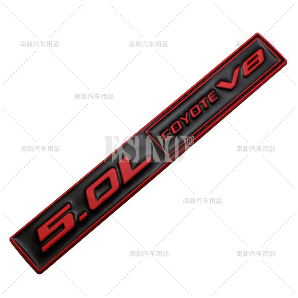 For Ford Mustang Shelby V8 Coyote 5.0l V8 3D Metal Zinc Alloy