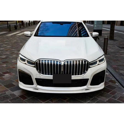 For BMW 7 Series G11 G12 Dry Carbon Fiber Front Bumper Lip Chin