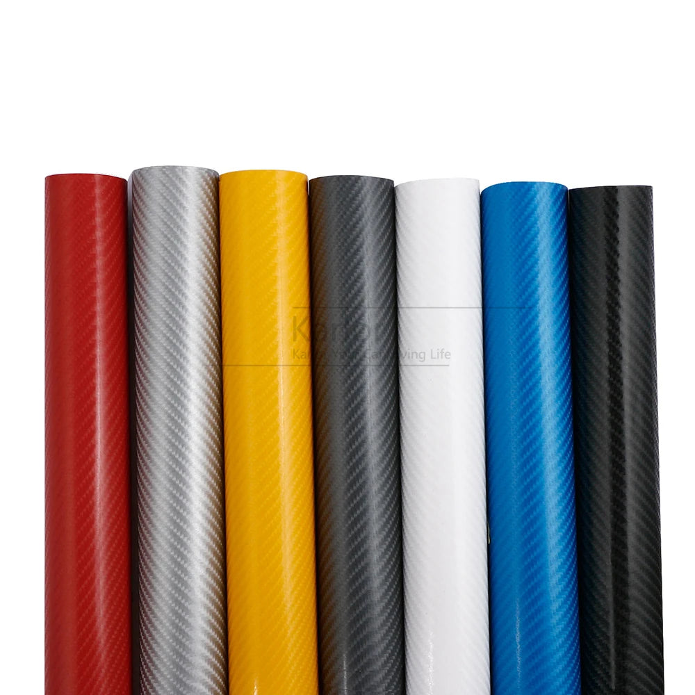 152CM 50CM 4D Carbon Fiber Vinyl Film Stickers Waterproof