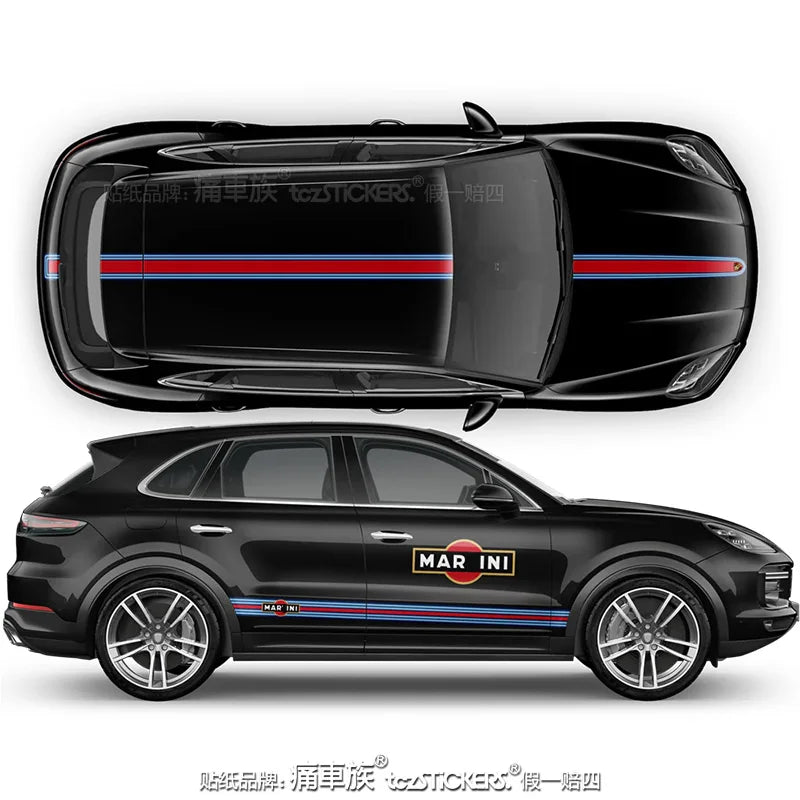 For Porsche Cayene Vinyl Sticker Customized Exterior Design