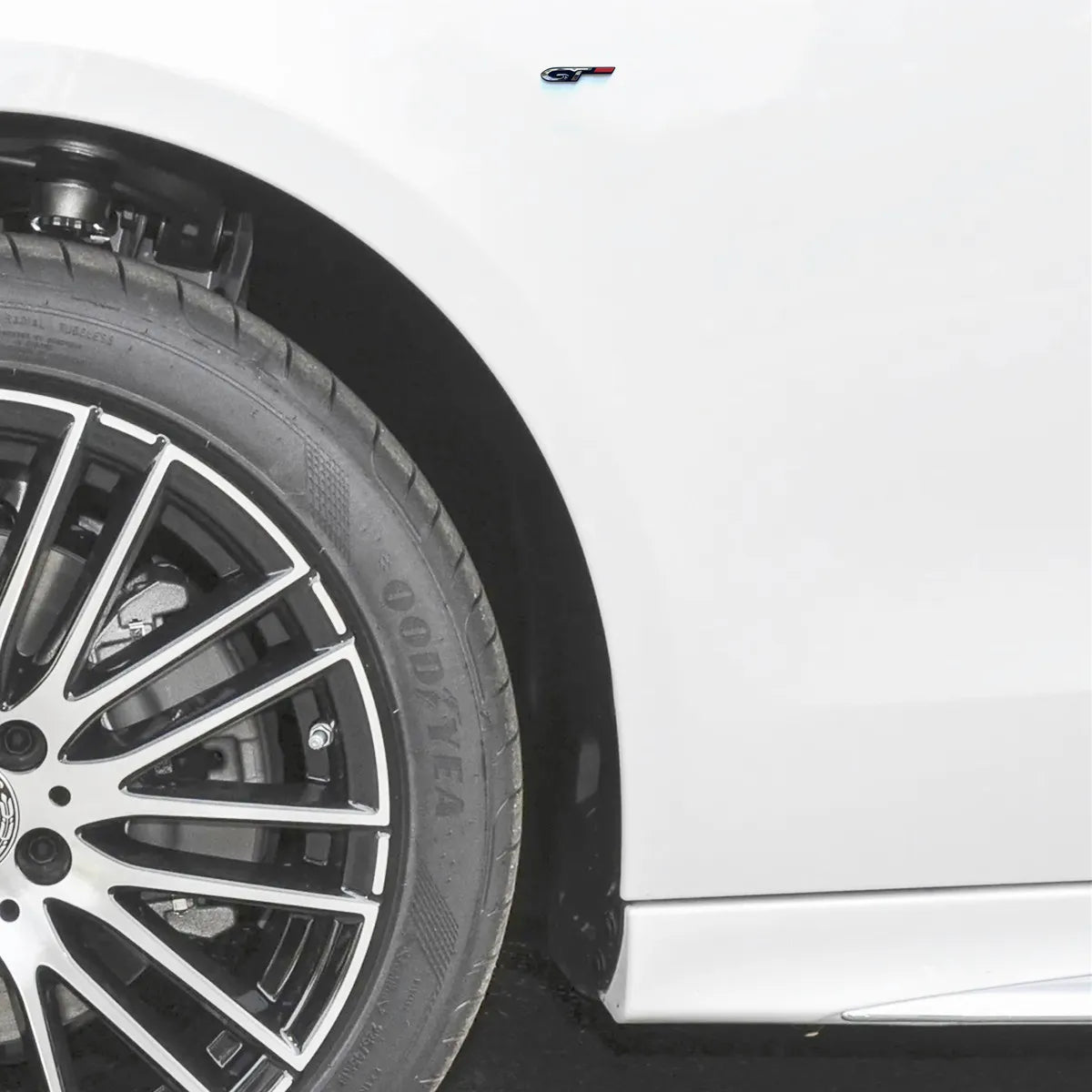 For Body Trunk Tail Side Sticker Gt Plastic ABS Logo Is Suitable