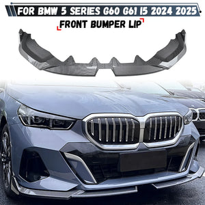 For BMW 5 Series G60 G61 Front Bumper Lip Splitter Body Kit