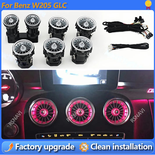 For Mercedes Benz W205 X253 C-Class 12 Colour Air Conditioning