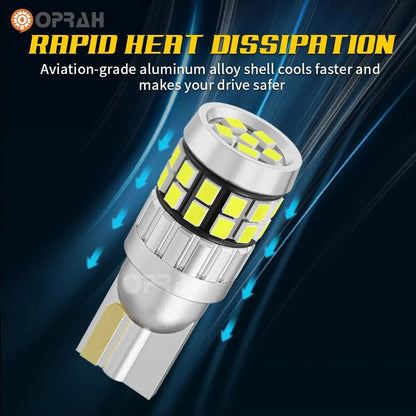 Oprah 2PCS Super Bright T10 W5W 12V 24V Truck