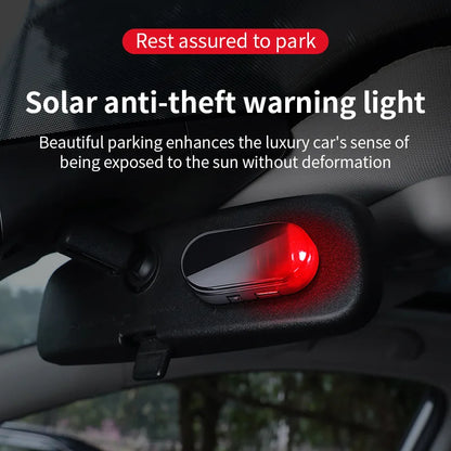 Solar Warning Wiring Modification Simulated anti-theft Induction