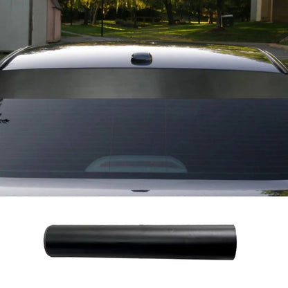 130x20cm Windscreen Sun Strip Sticker Matte Black Front