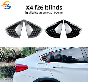 For BMW X4 F26 2014-2018 Window Blind Triangle Window Sticker
