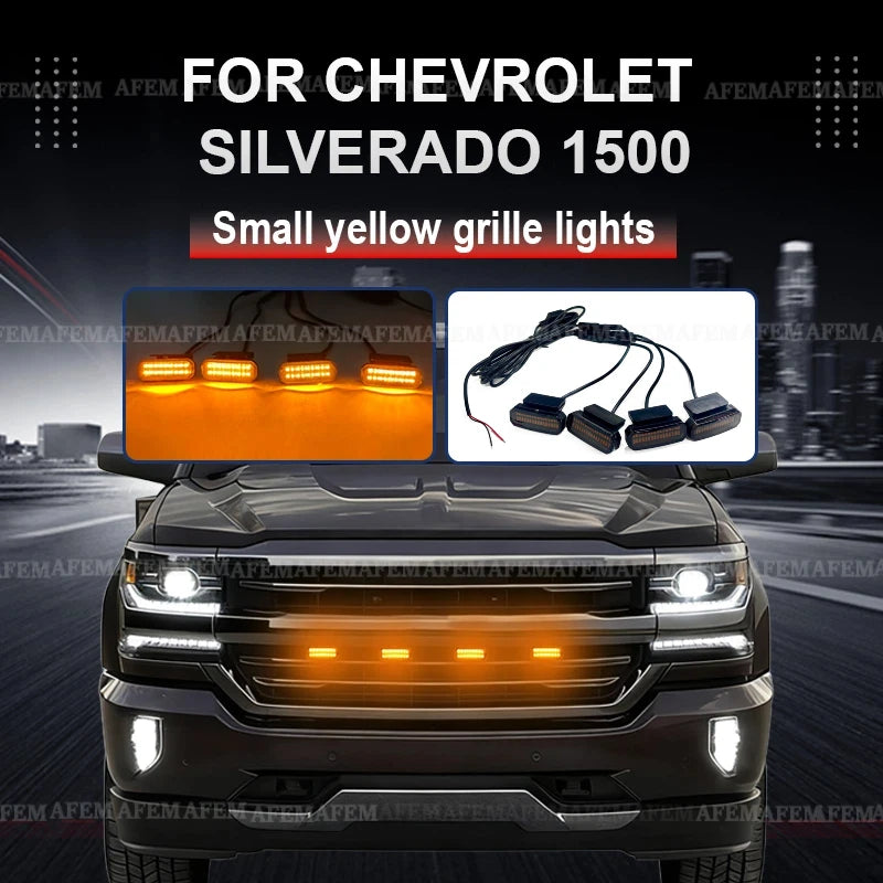 For Chevrolet Silverado 1500 LED Front Grille Daytime Running