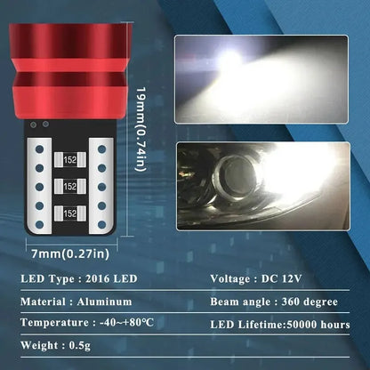 W5W T10 Signal 501 194 Bulbs Clearance Reading Interior