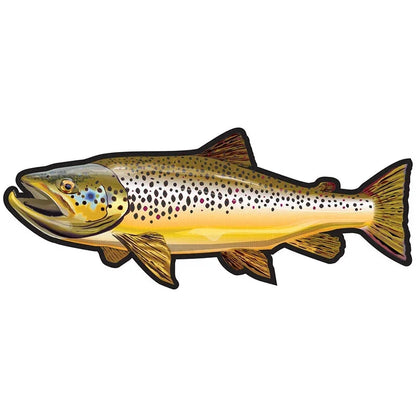 Stickers Wild Brown Trout Caravan Personality Sticker Exterior