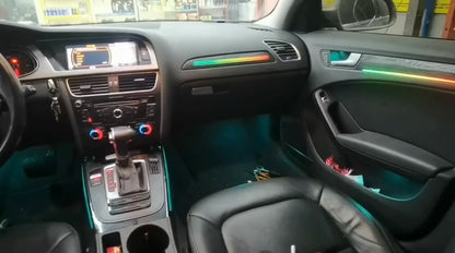 For Audi A4 S4 B8 2009-2016 21-color Dashboard Ambient Door