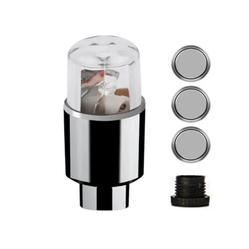 8PCS Colorful Wheel Tire Valve Motorcycle Caps Dustproof Bicycle