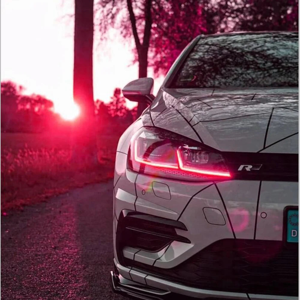 Gold Silver Geometric Line Sticker Thin Stripes Livery Decal