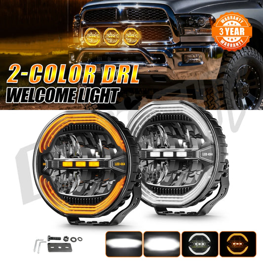 For Flowing Drl Haolide Driving Dual Truck off-road SUV Work Bar