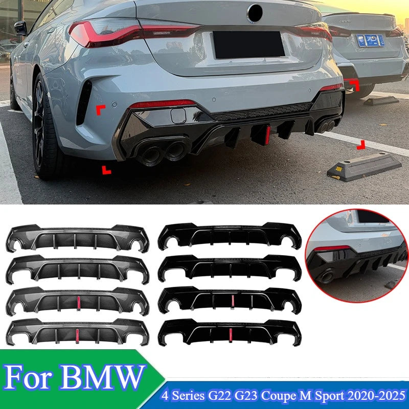 For BMW 4 Series G22 G23 Coupe M Sport 2020-2025 Rear Bumper