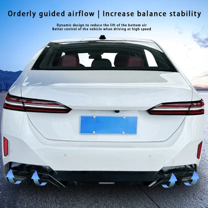 For BMW 5 Series I5 G60 2024-2025 Rear Bumper Diffuser Tail Lip