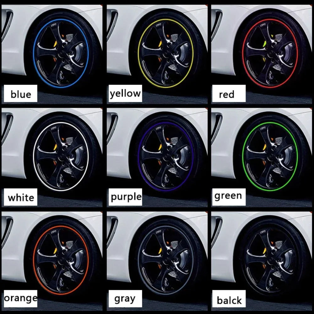 8M Rim Protect Strip Wheel Edge Protector Sticker Tire