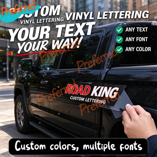 Custom Decal Personalized Vinyl Lettering Window Stickers Cars