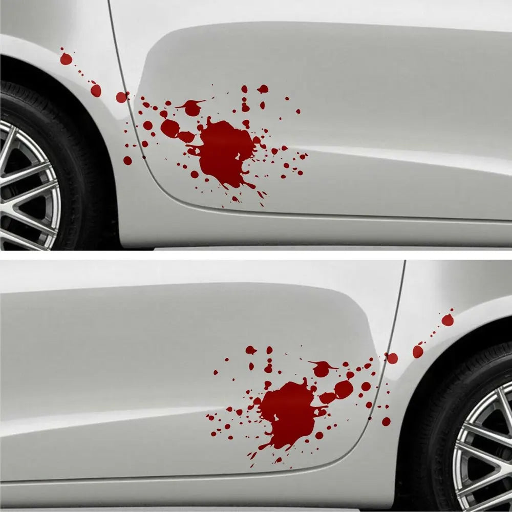 2PCS Splash Blood Stains Cm Side Sticker Design Tuning