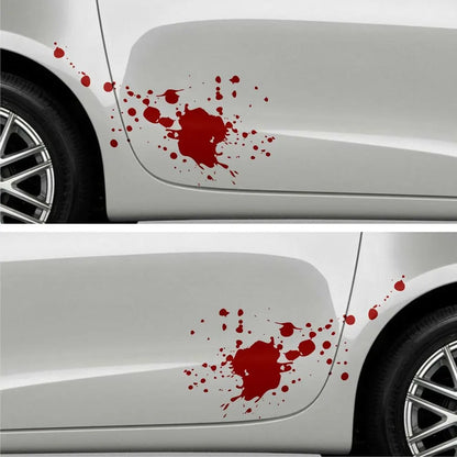2PCS Splash Blood Stains Cm Side Sticker Design Tuning