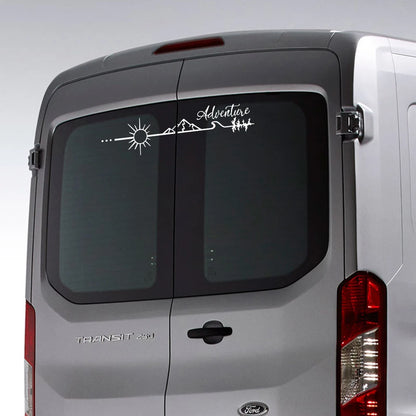 For Camper Camping Adventure Vinyl Sticker Van SUV Motorhome