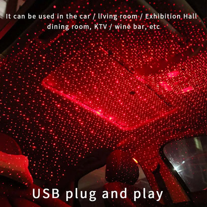 USB Starry Sky Roof Star Ambient Music Rhythm Control