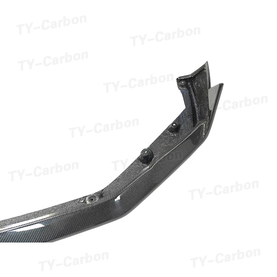 For BMW 5 Series G90 G99 Dry Carbon Fiber Front Bumper Lip