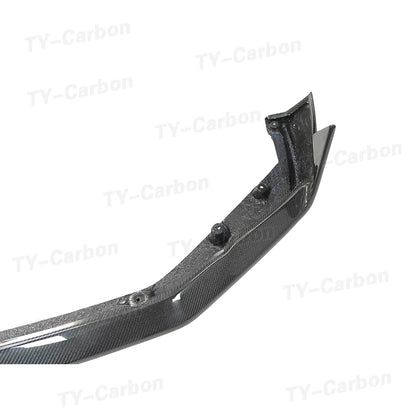 For BMW 5 Series G90 G99 Dry Carbon Fiber Front Bumper Lip