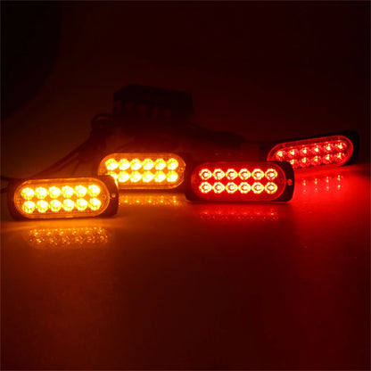 For Trailer In 48LED Emergency Strobe 12V Flashing Truck Van SUV