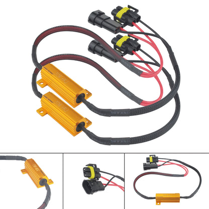For LED Headlight Drl Daytime Running 2X H11 H8 Load Resistors