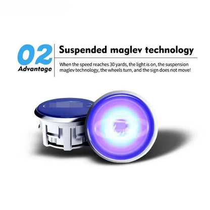 4PCS Magnetic Floating Wheel Hub Self Generating Center Cap