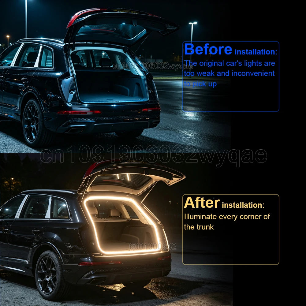 For Audi Q7 2006-2025 Plug & Rear Trunk Play Interior Atmosphere