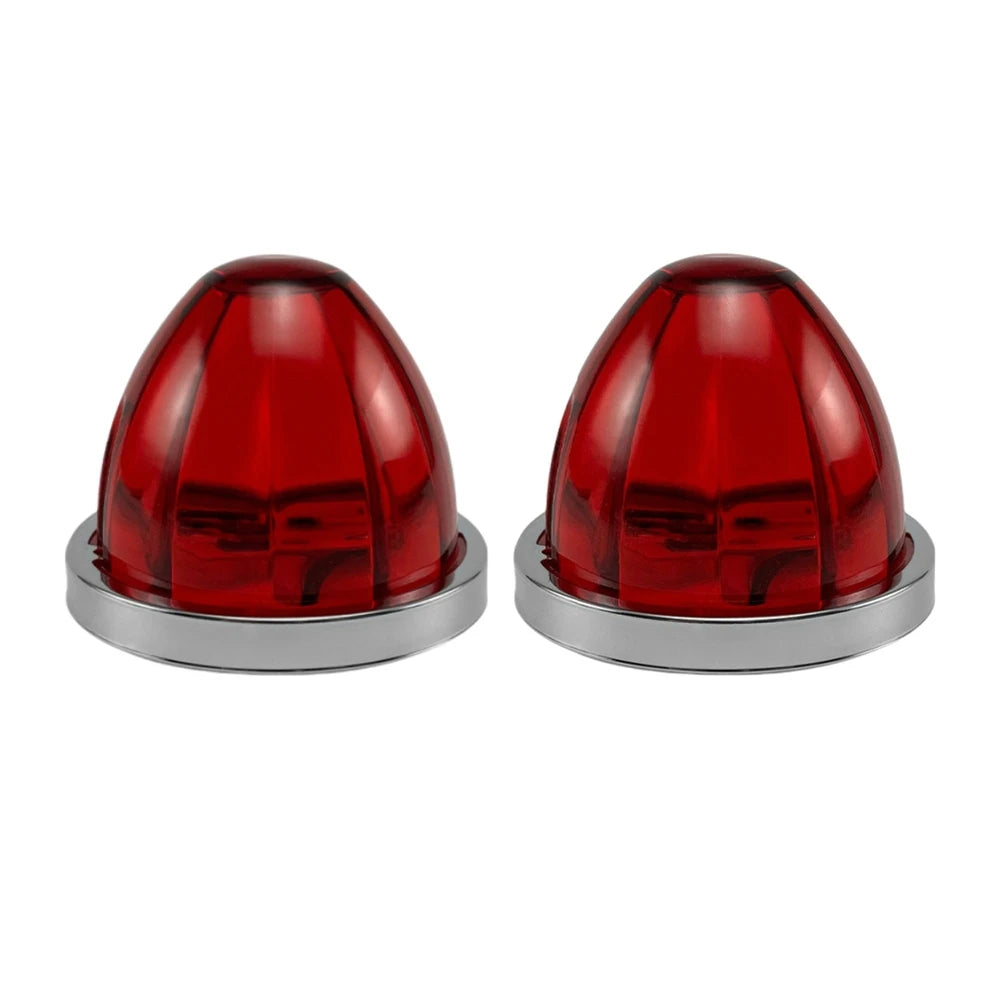 2PCS Watermelon Semi Truck Trailer Under Glow Wheel A