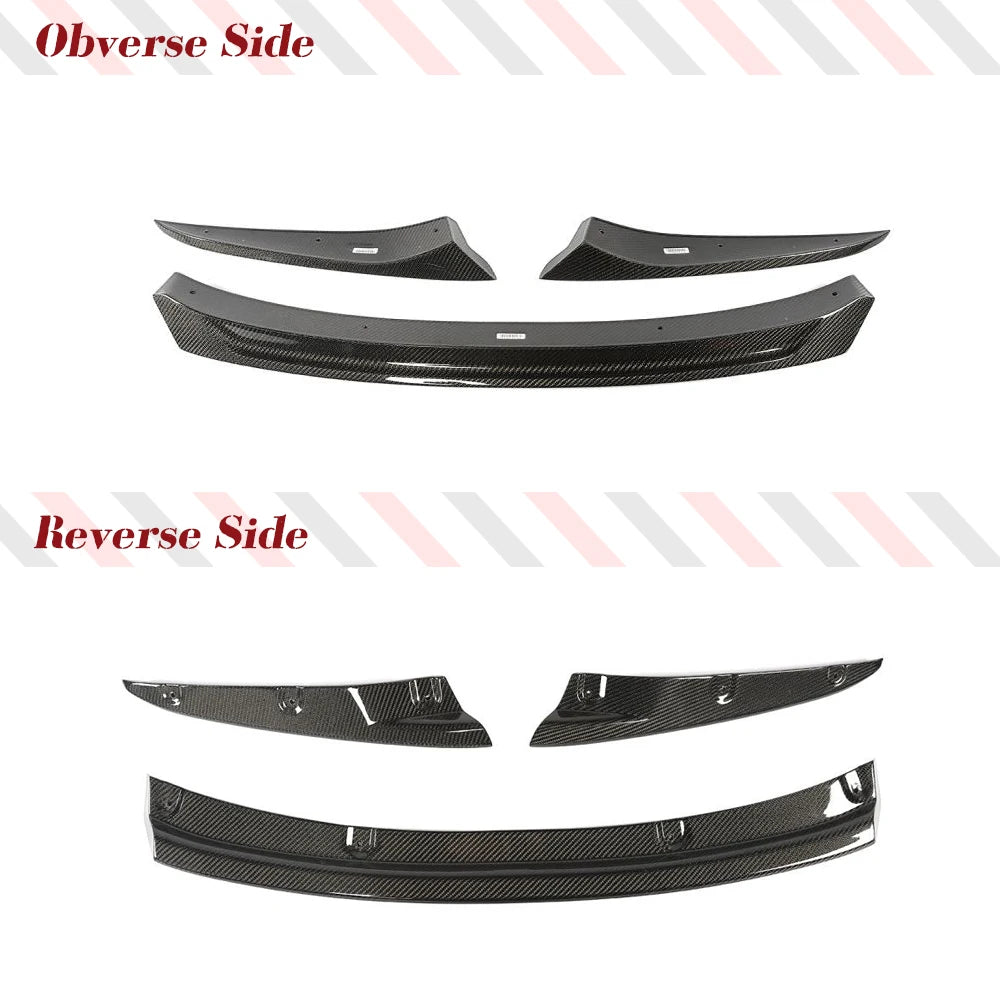 For BMW 8 Series G14 G15 Front Bumper Lip Spoiler Splitters G16