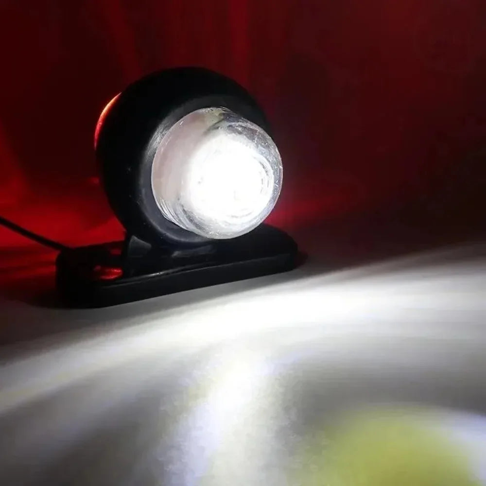 12-24v MINI Warning Side Marker Truck Double Lighting Indicator