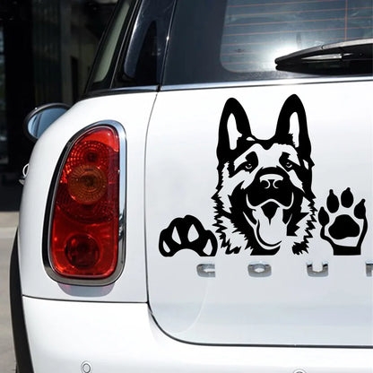 Dog Wrap Door Handle Decals Stickers Body