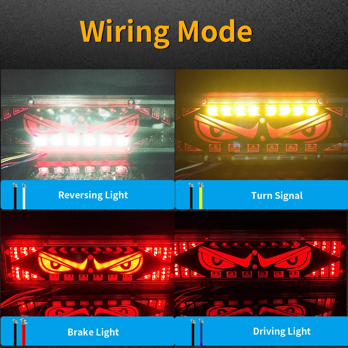Multifunctional Tail Rear Turn Signal Stop Brake Parking Reverse