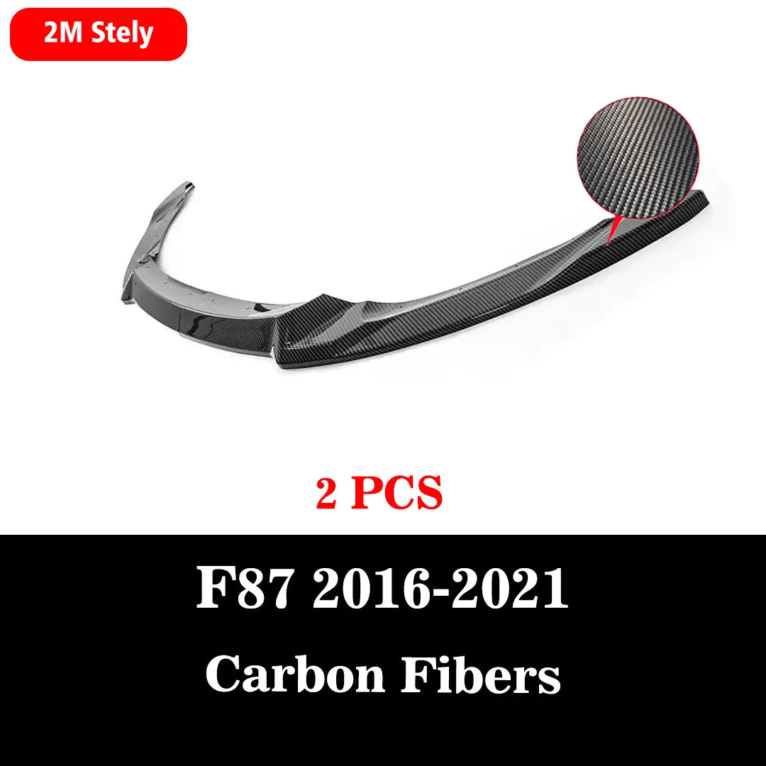 For BMW F87 M2 Competition M2C Front Bumper Lip Splitter