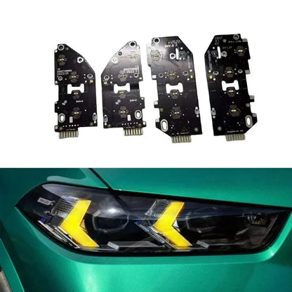 For BMW G05 G06 Lci X5 4PCS Yellow Drl Modules X6 F86 F95 30LIX