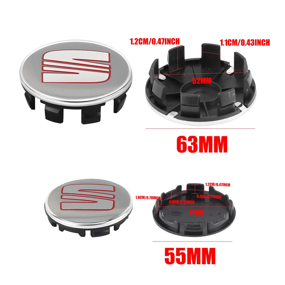 For SEAT Fr Cupra Leon Ateca Emblem Wheel Center Hub Cap Rim