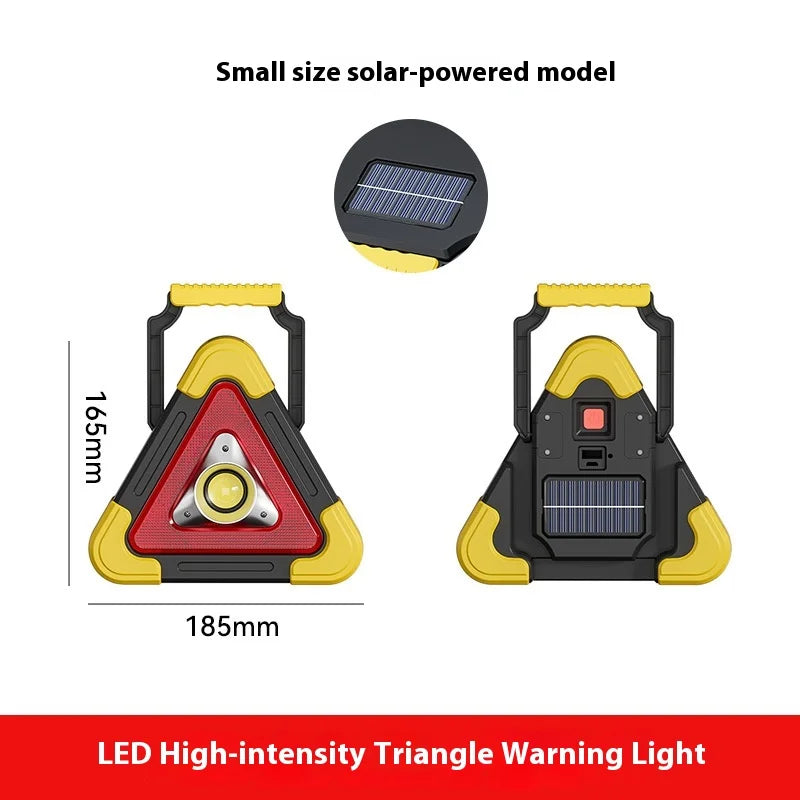 In Solar Tripod Warning Sign Triangle Emergency Tool Kit