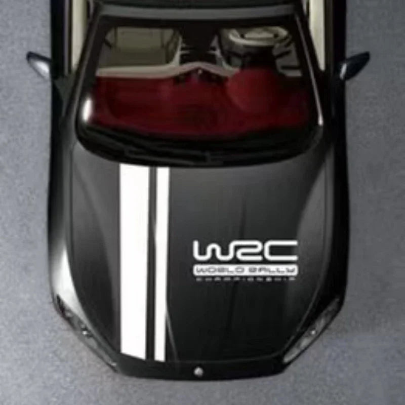 Fashion Wrc Stripe Covers Vinyl Racing Sports Decal Head