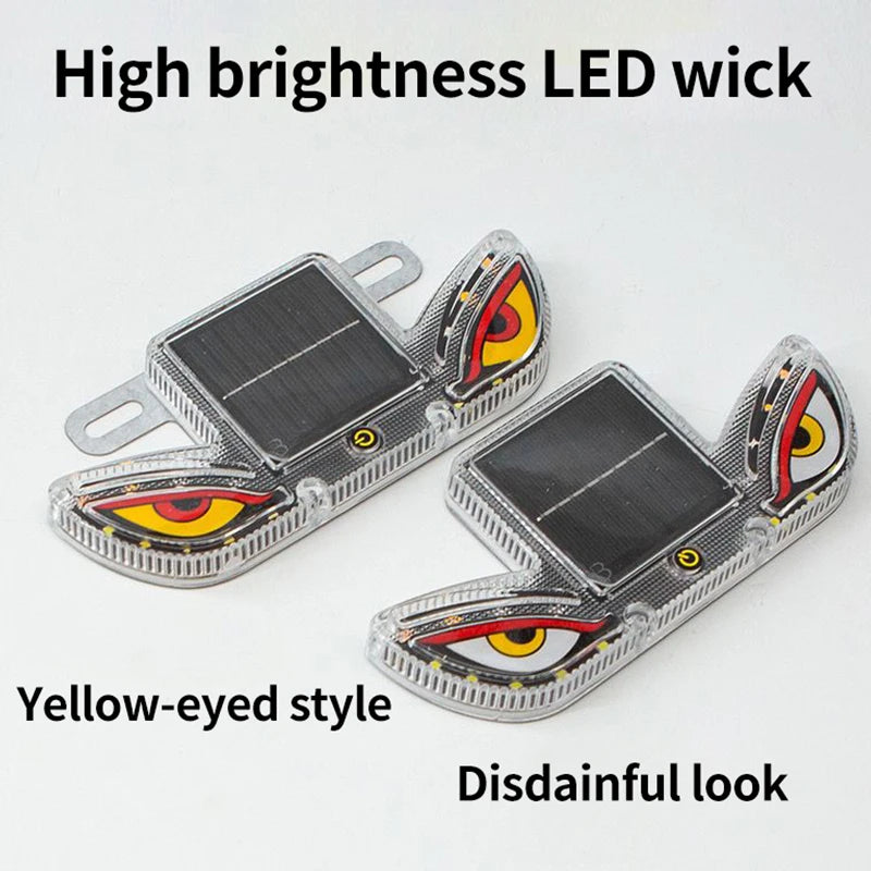 Solar Devil S Eye Warning Truck Intelligent Sensing Motorcycle