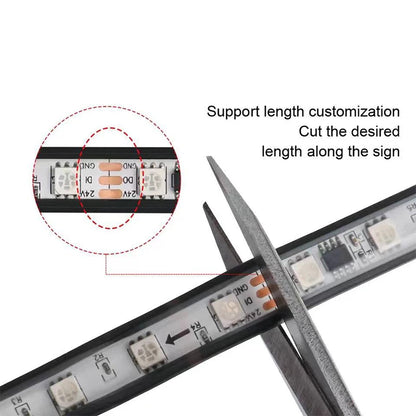 12V 24V Truck Strips RGB Ambient Brake Warning Driving
