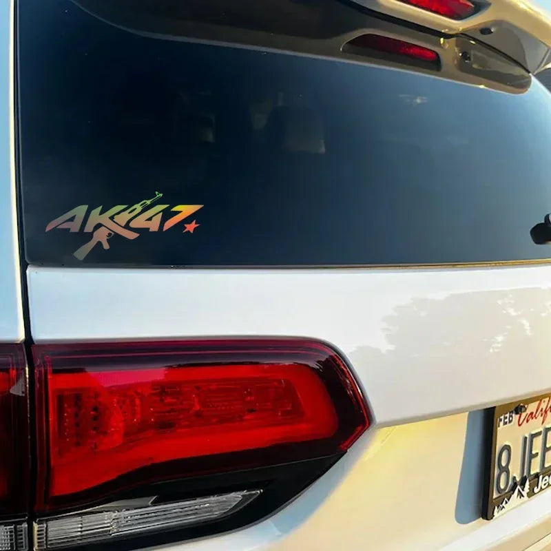 AK47 Gun Personalised Creative ak-47 Sticker Body Bumper Window
