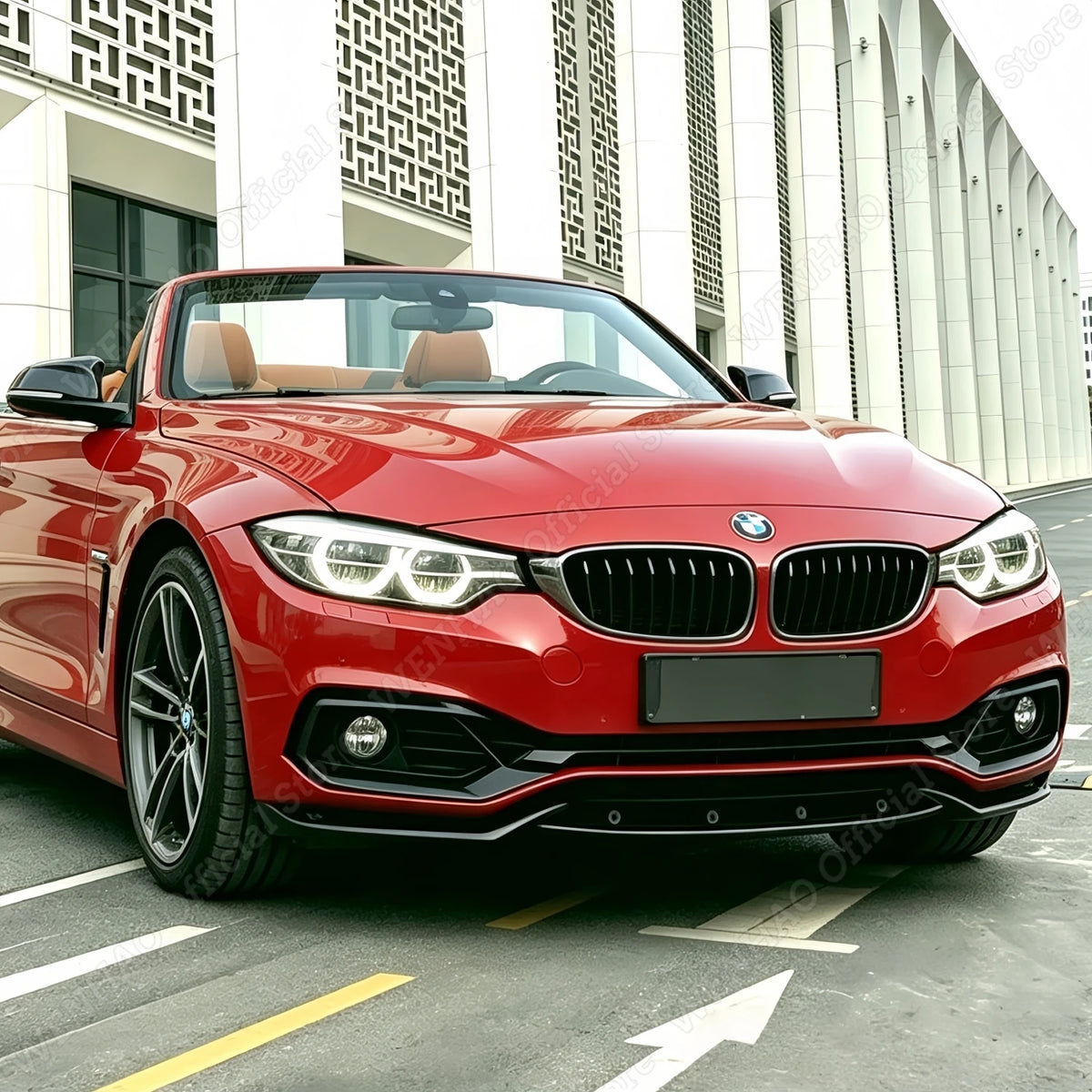 For BMW F32 F33 F36 Se Gloss Black Front Bumper Splitter Lip