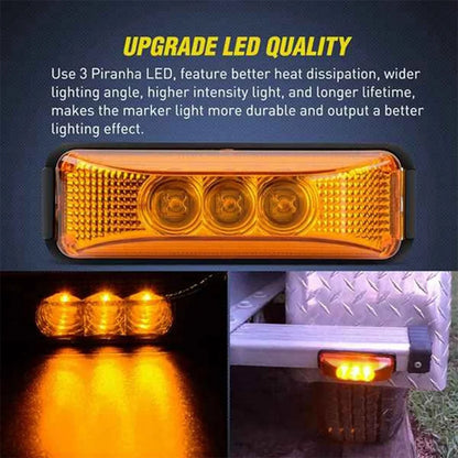 Yy premium-side Marker Indicator Truck Trailer Amber 24V